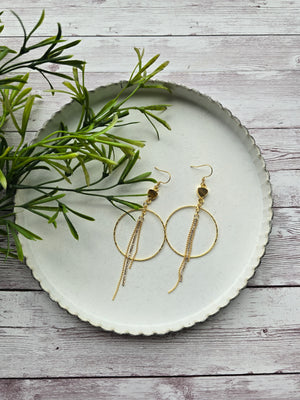 Tigers Eye Earrings